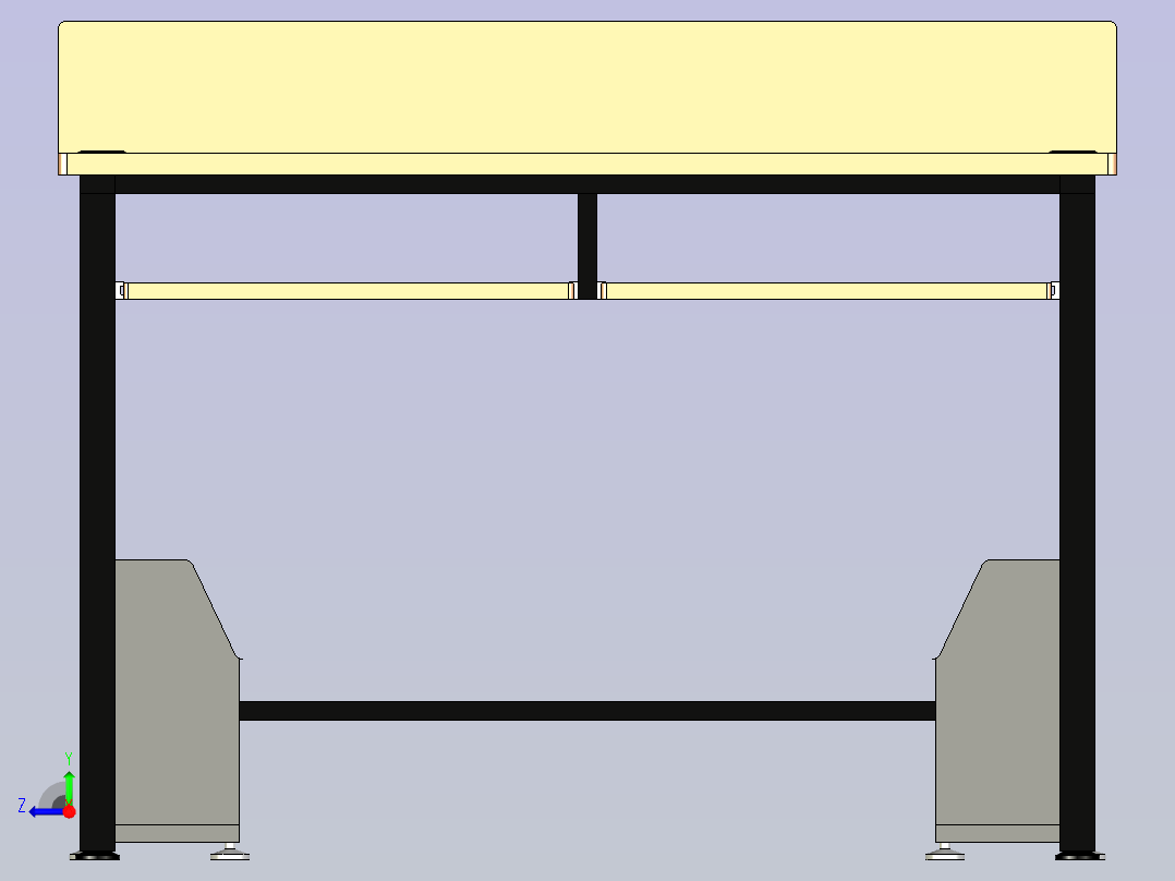 A0005225-办公桌右视图