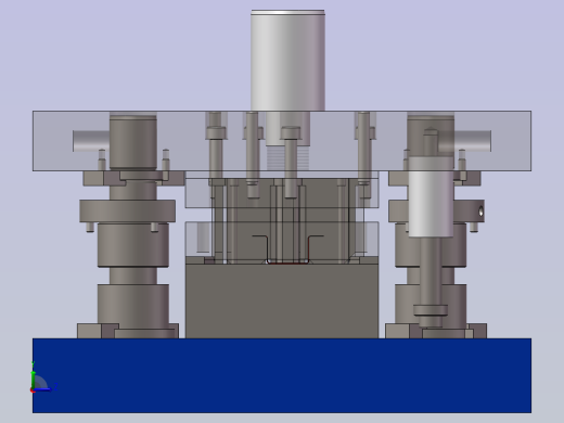 735894-支架弯曲级进模设计=300左视缩略图