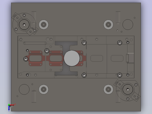 735894-支架弯曲级进模设计=300俯视缩略图