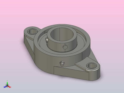 FLU208-PBT-C1塑料菱形轴承座