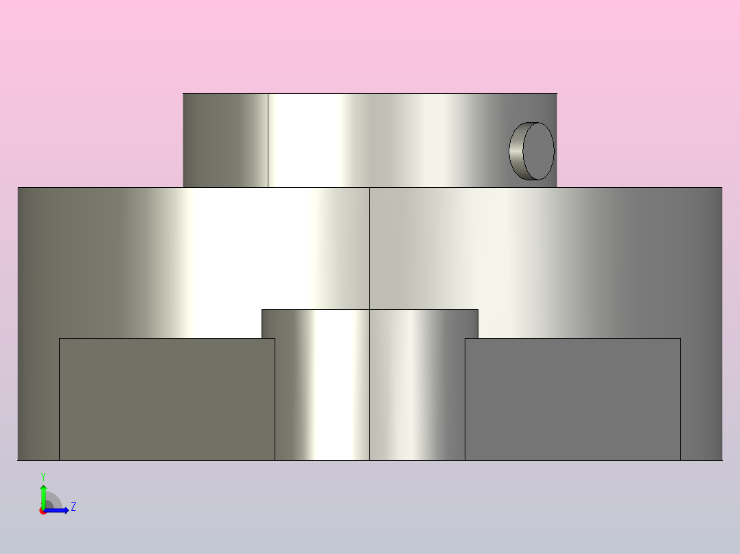 FLU208-PBT-C1塑料菱形轴承座左视图