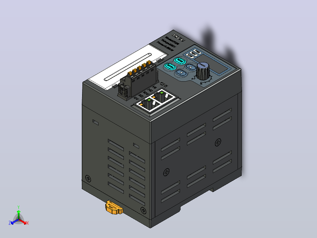 变频器K025正等轴测图
