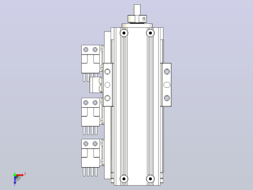 钢基模组TPA-KNR-4002C-100A1-M-H0S2俯视缩略图