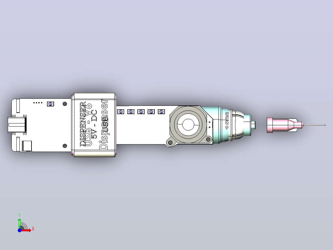 USB焊膏分配器5V DC无空气前视图