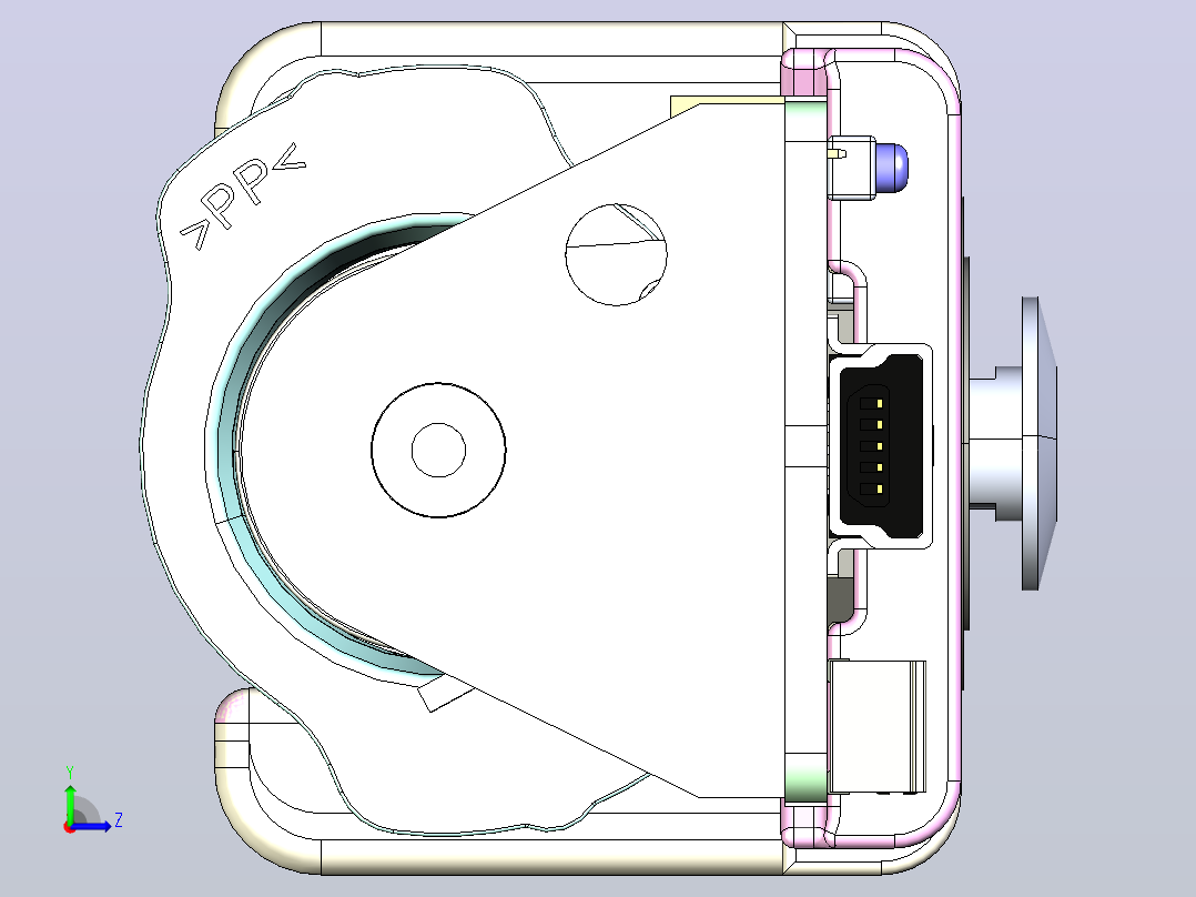 USB焊膏分配器5V DC无空气左视图