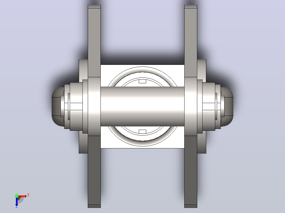 solidworks起重机吊钩俯视图