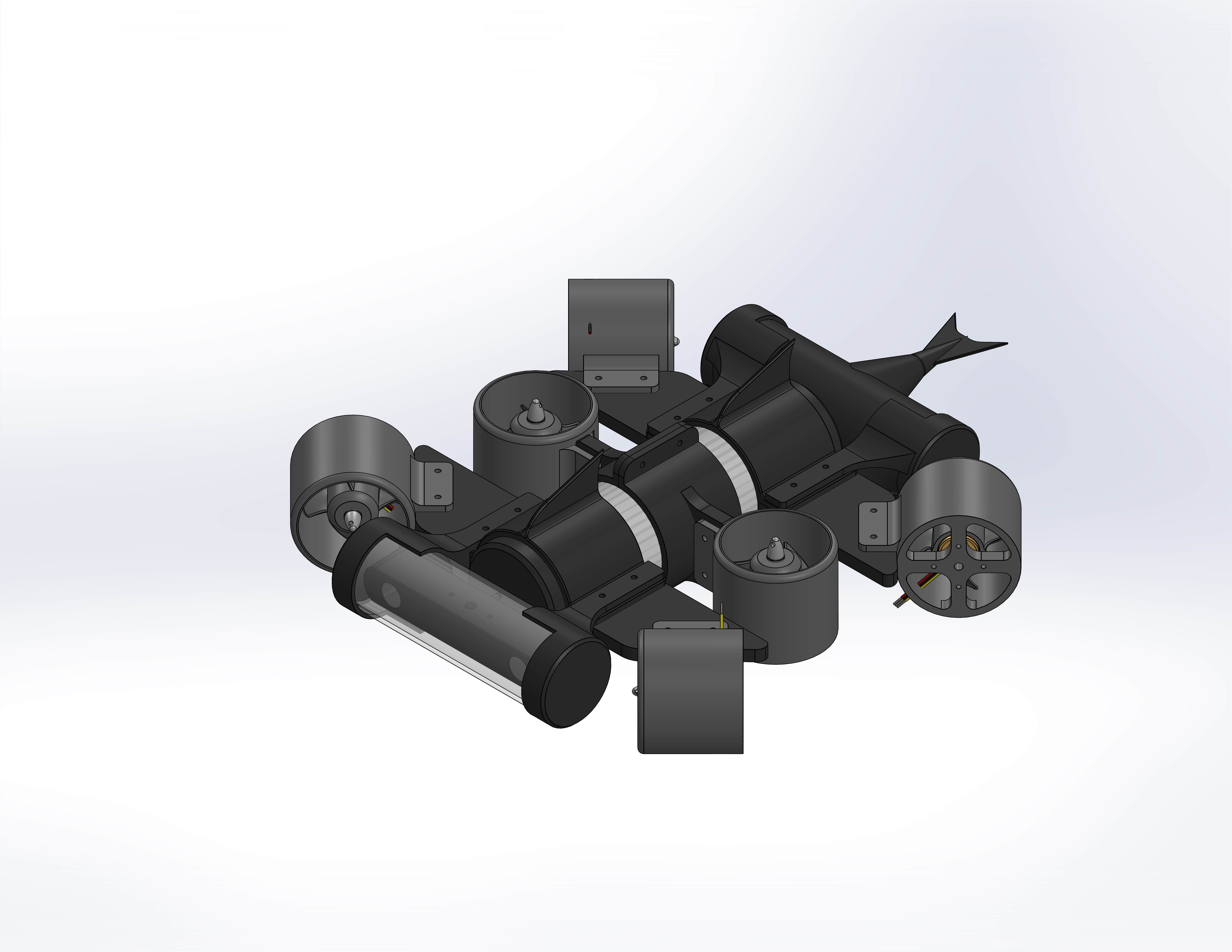 带有3D可打印推进器的ROV