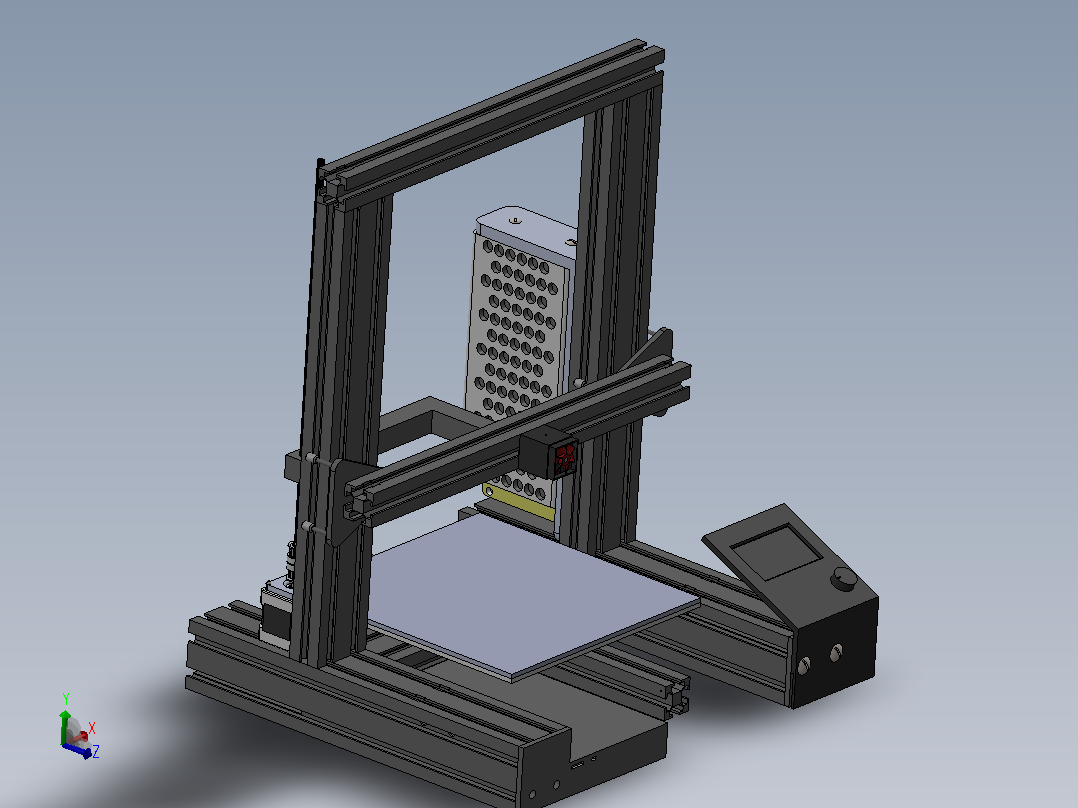 3D打印机主视图