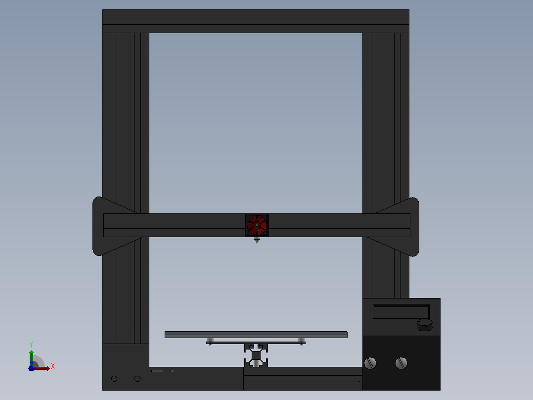 3D打印机前视图