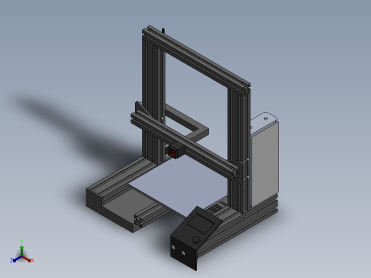 3D打印机正等轴测缩略图