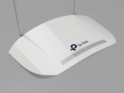 tp link调制解调器路由器300mbps无线n adsl2 11缩略图