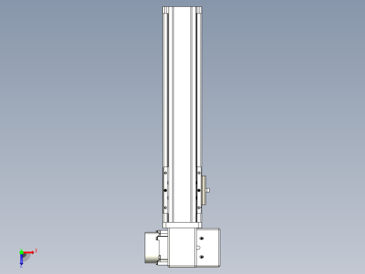 皮带直线轴半封闭可选导轨TPA-HNB-65S-90-L200-RP-Y-P20-N3俯视缩略图