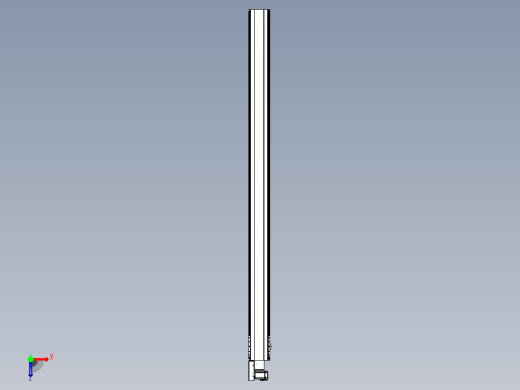 皮带直线轴半封闭可选导轨TPA-HNB-202D-140-L2950-ML-C-P75-N3俯视缩略图