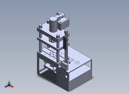 A44-液压拉伸机正等轴测缩略图