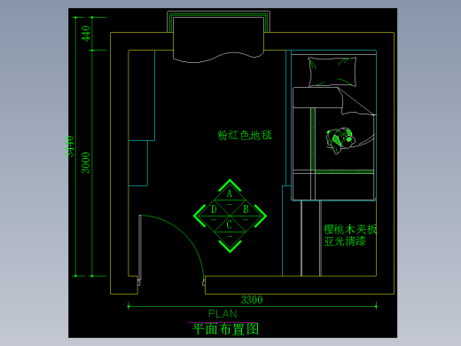 家装类CAD图块(五)-FH01073E