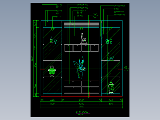 家装类CAD图块(三)-FH01003C