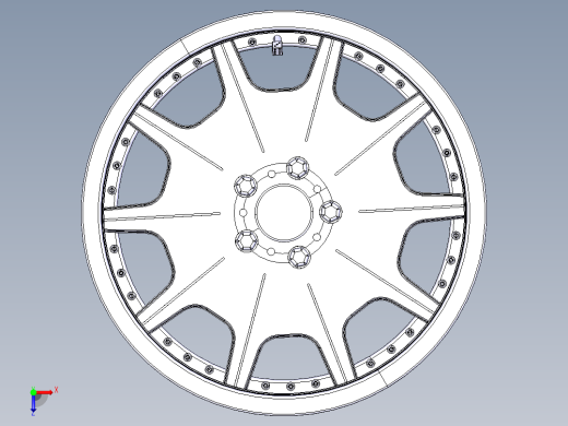 catia 飓风轮胎俯视缩略图