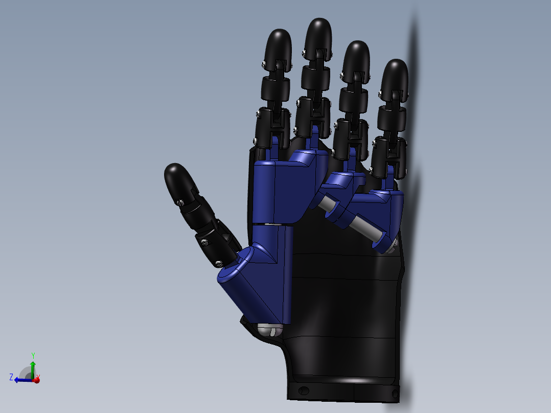 仿生手臂设计 非标机械自动化3D三维图纸