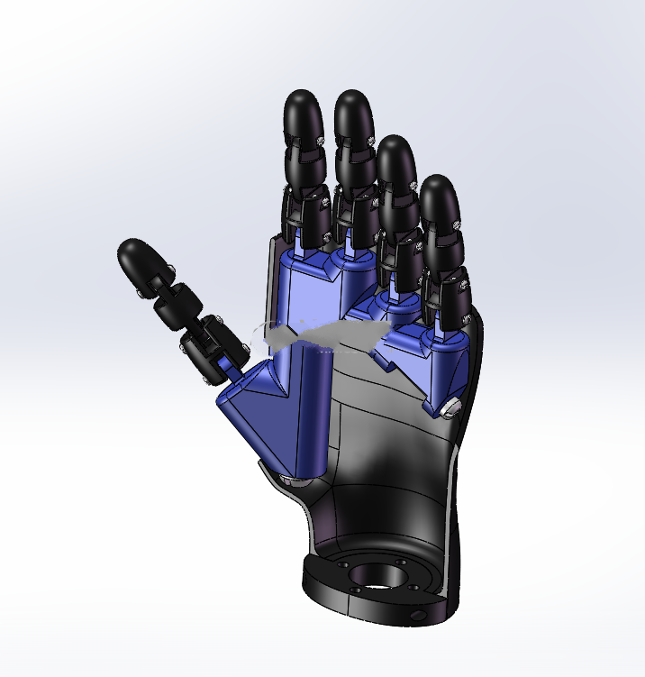 仿生手臂设计 非标机械自动化3D三维图纸