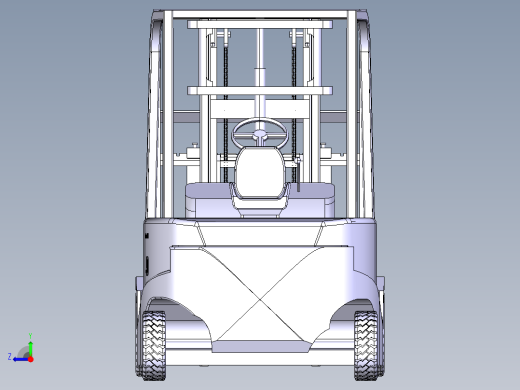 3吨叉车右视缩略图