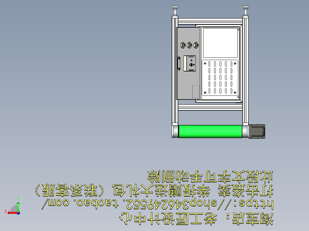 A23_皮带流水线后视图