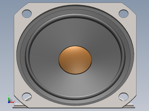 扬声器-喇叭前视缩略图