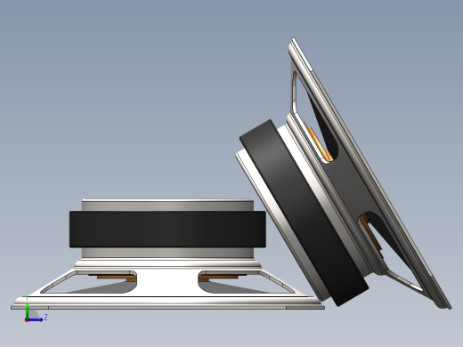 扬声器-喇叭左视缩略图