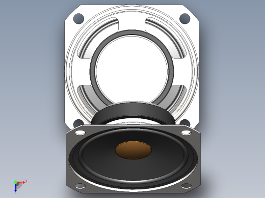 扬声器-喇叭俯视缩略图