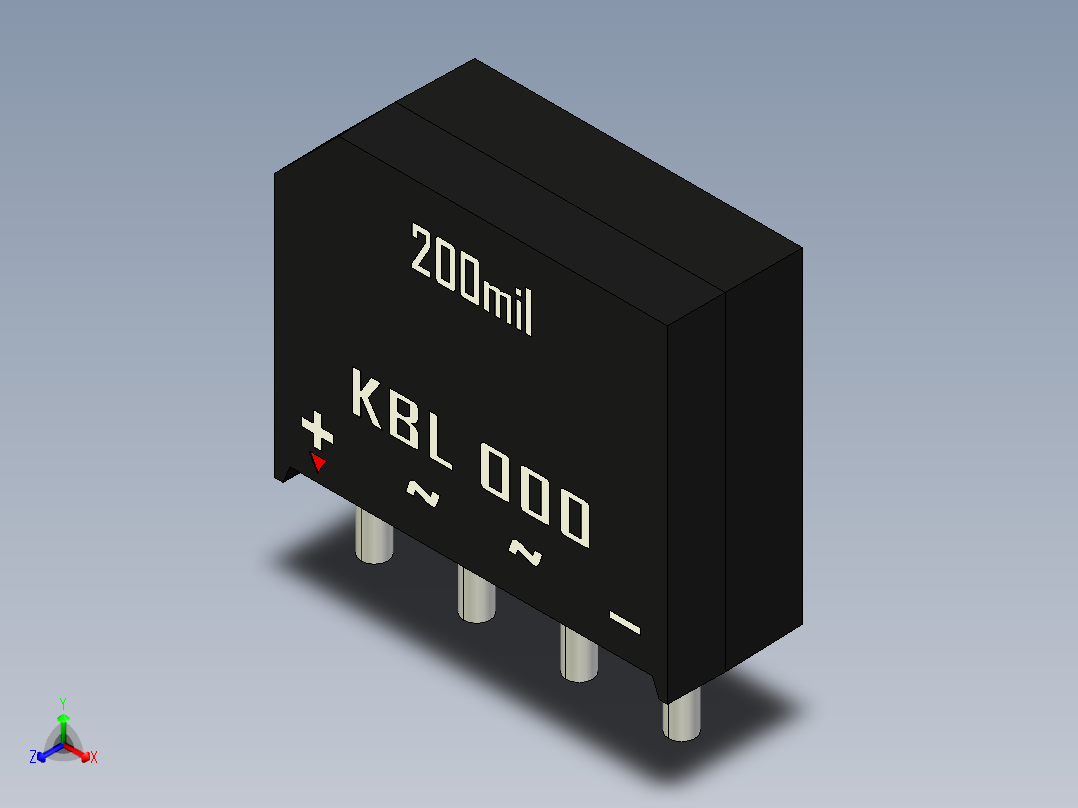 桥式整流器-KBL.STEP