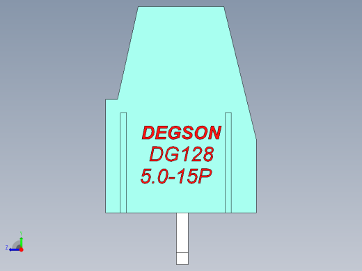 DEGSON DG128 系列 5.07.5mm 接线端子-DG128-5.0-15P-14-00AH右视缩略图