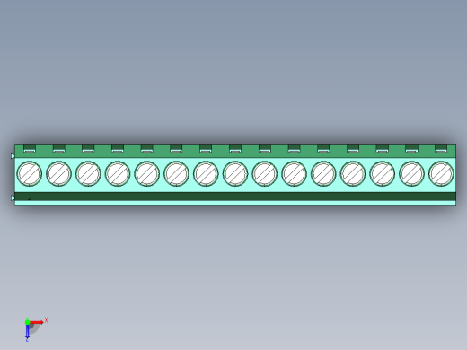 DEGSON DG128 系列 5.07.5mm 接线端子-DG128-5.0-15P-14-00AH俯视缩略图