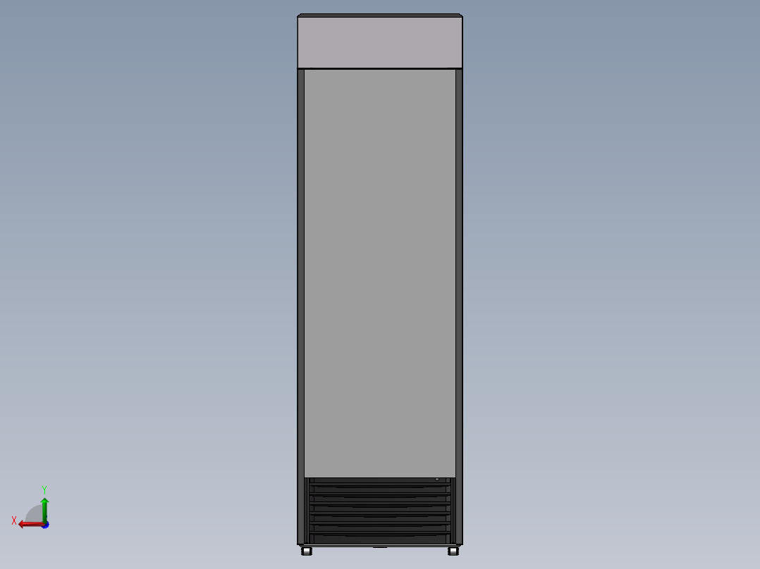 饮料柜总装图后视图