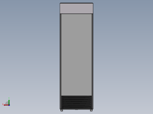 饮料柜总装图后视缩略图