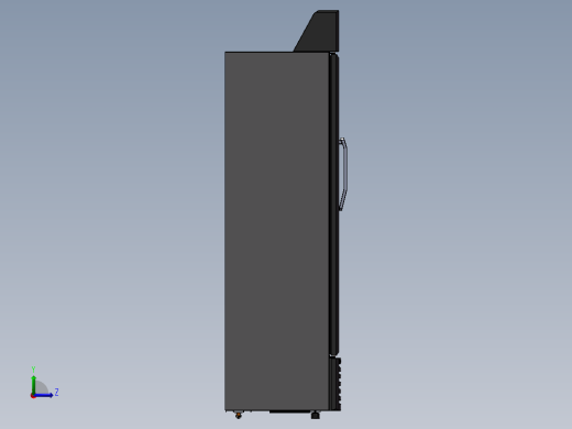 饮料柜总装图左视缩略图