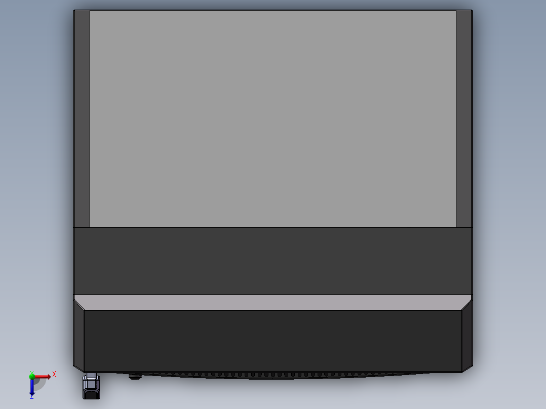 饮料柜总装图俯视图