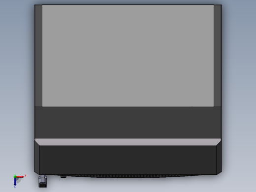 饮料柜总装图俯视缩略图