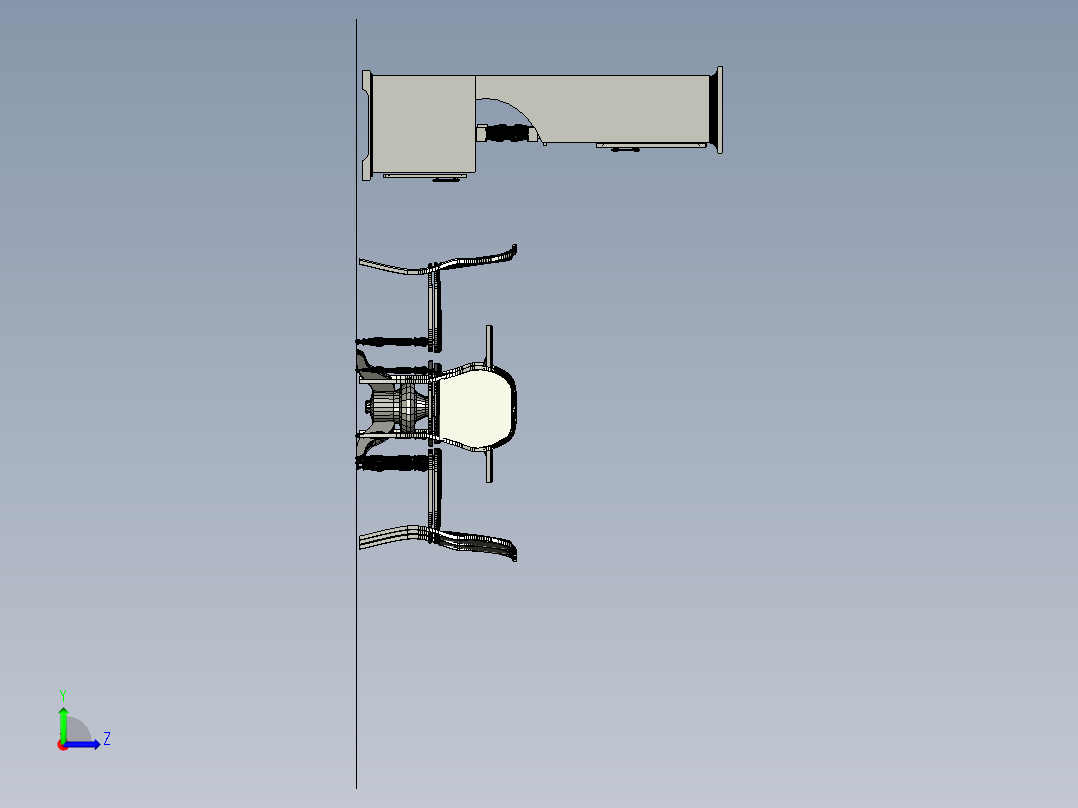 dining-room-set-tsvetan-milenkov-餐厅桌椅左视图