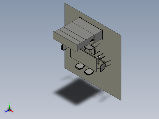 dining-room-set-tsvetan-milenkov-餐厅桌椅正等轴测缩略图