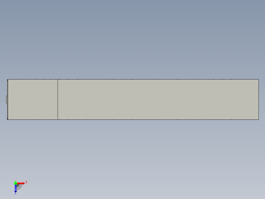 17.5大板挂车三维总装俯视缩略图