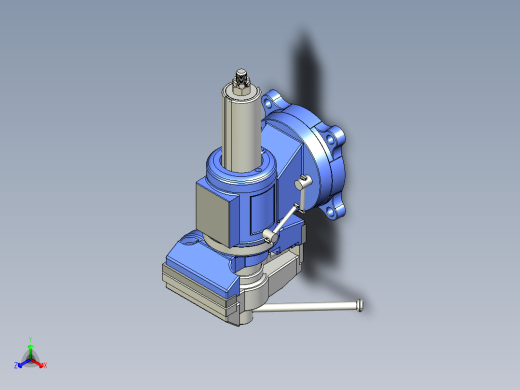 Harbour Freight 的 5 英寸台虎钳正等轴测缩略图