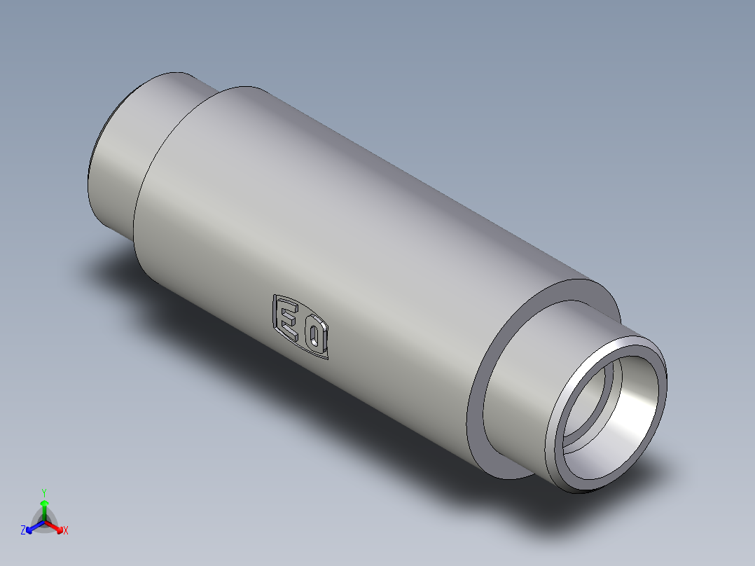 卡套式工业通用硬管接头EO_Weld_bulkhead_fitting_ESV15LX主视图