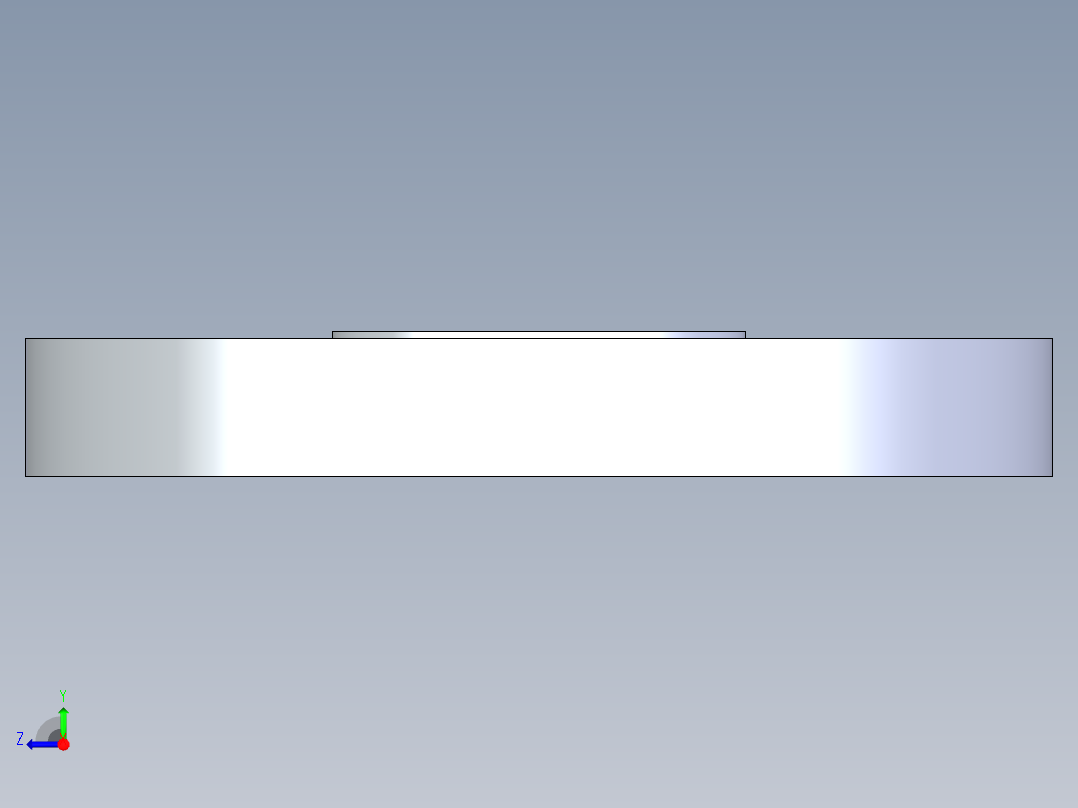 CPVC管件25-Sch80_Blind Flange_9853-010_1in右视图