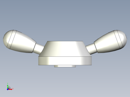 TWO-ARM把手VBR.2-3D多系列多零件图纸模型前视缩略图