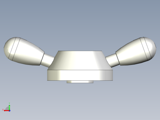 TWO-ARM把手VBR.2-3D多系列多零件图纸模型后视缩略图
