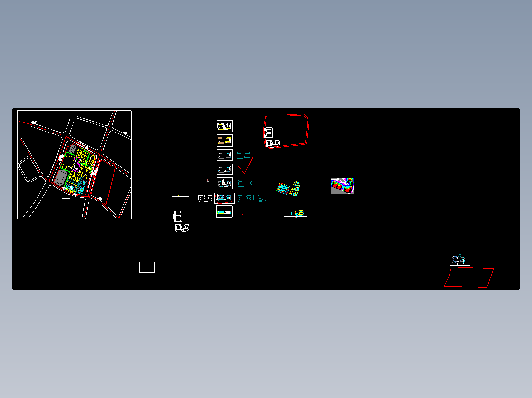 资阳学校小学中学校区建筑单体设计（含CAD）