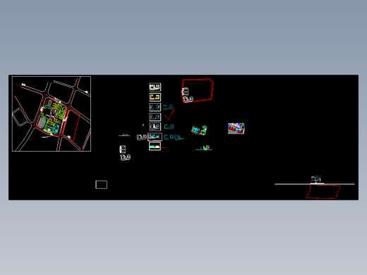 资阳学校小学中学校区建筑单体设计（含CAD）