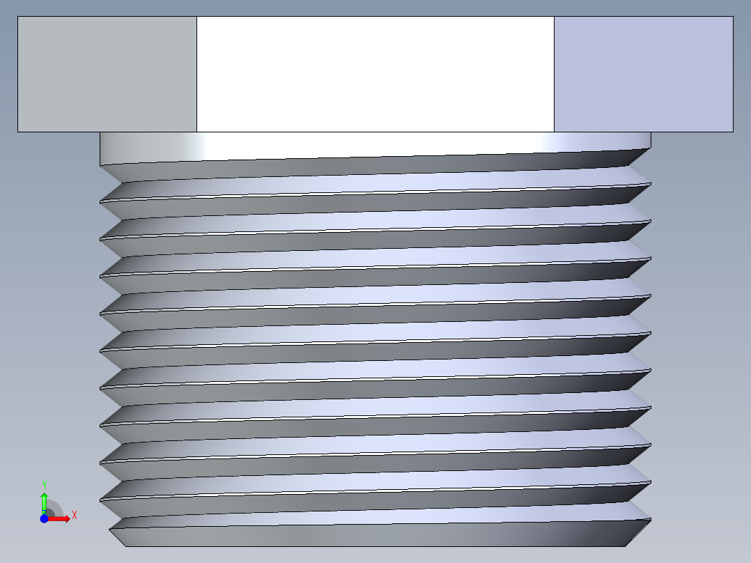 聚氯乙烯配件18-Sch80_ReducerBushing_MPTxFPT_839-099_0.75in x 0.375in前视图
