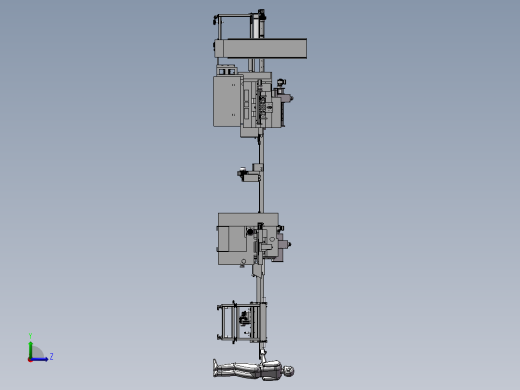 全自动送料系统自动磨削生产线左视缩略图