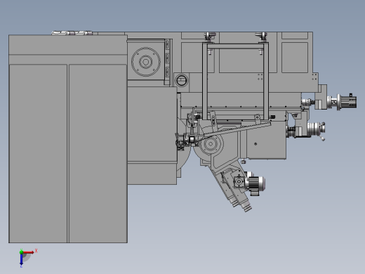 全自动送料系统自动磨削生产线俯视缩略图