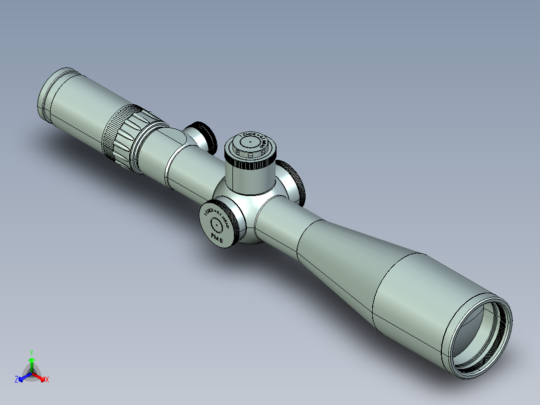 1015R15狙击步枪UG设计